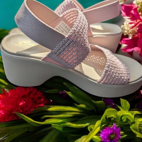 Sketchers Cali Day Blush Pink Size 7 Women's Sandals (EUC) - Picture 9 of 13